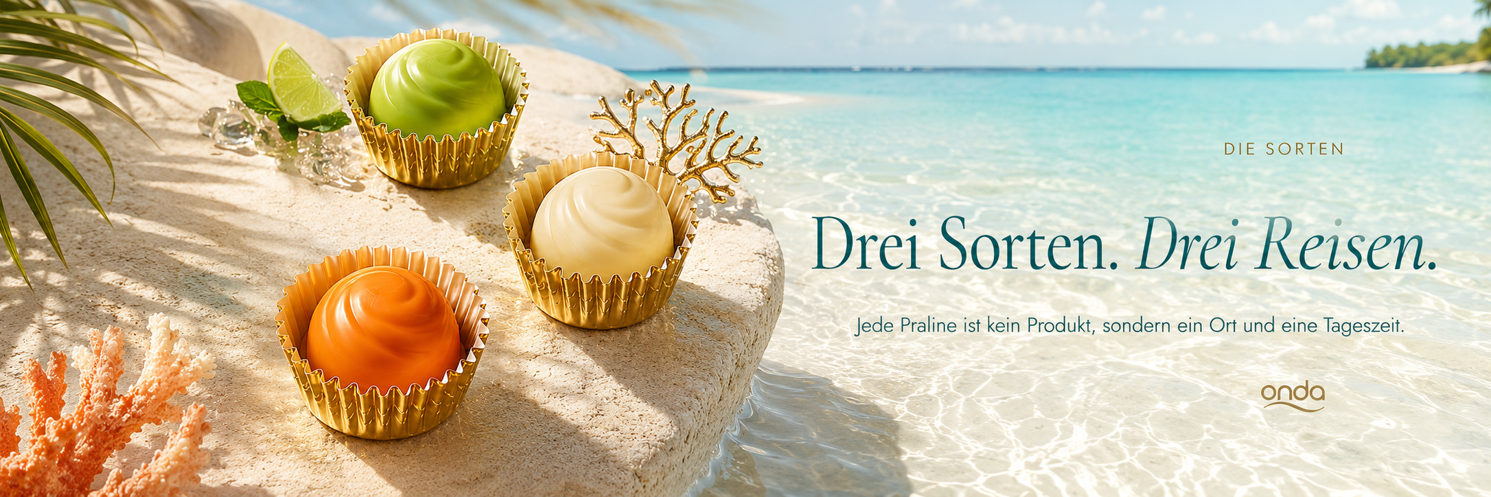 Drei Sorten. Drei Reisen.